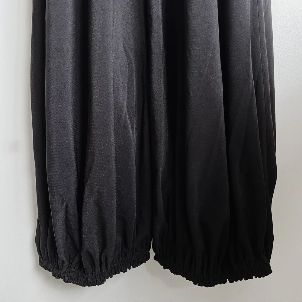 Norma Kamali Women’s Slip Jog Jumpsuit in Black Large - Picture 9 of 11